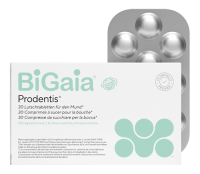 Unsere Lösung Prodentis für die optimale Zahnfleischpflege. Unterstützt die Zahnfleischgesundheit durch eine ausgewogene orale Mikroflora.